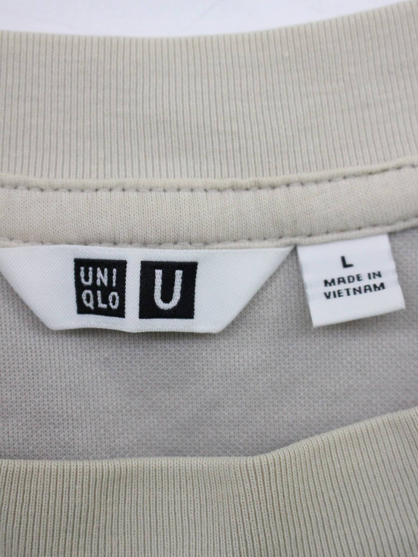 UNIQLO/ユニクロ/Tシャツ/カットソー/トップス/グレー/L