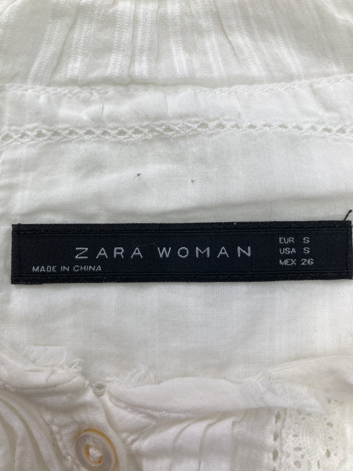 ZARA WOMAN/Tシャツ/カットソー/トップス/ホワイト/S