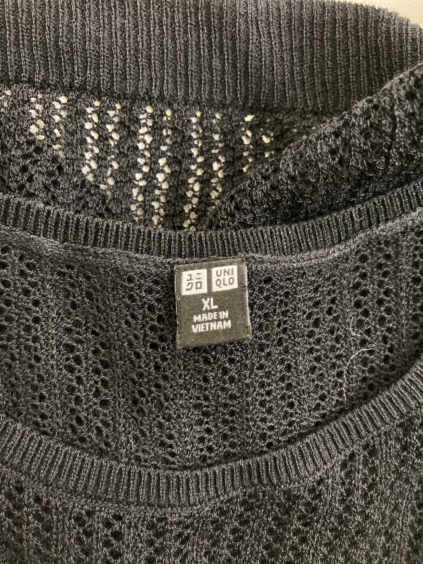 UNIQLO/ユニクロ/ニット/セーター/トップス/ブラック/XL