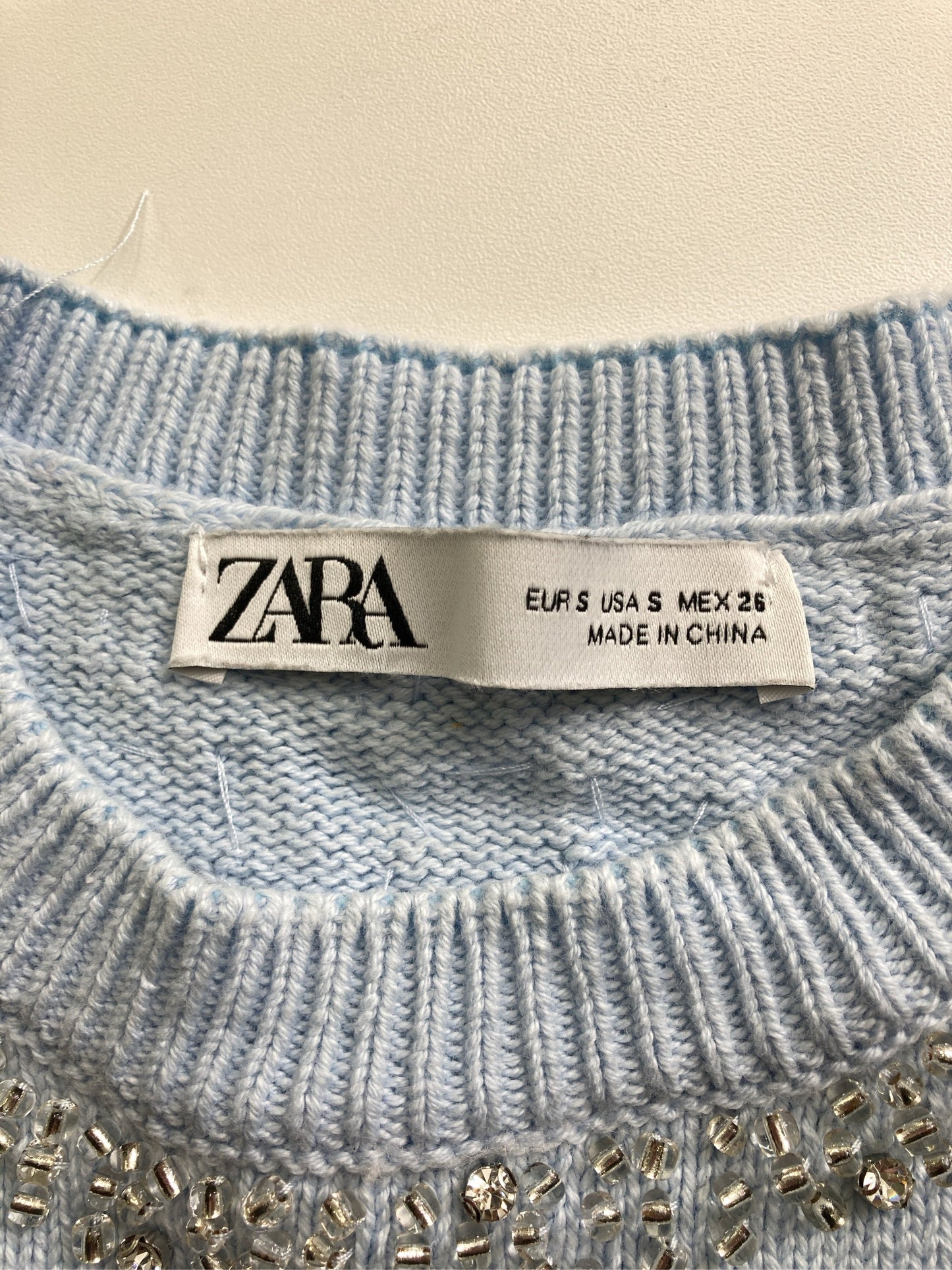 ZARA/ザラ/ニット/セーター/トップス/スカイブルー/S
