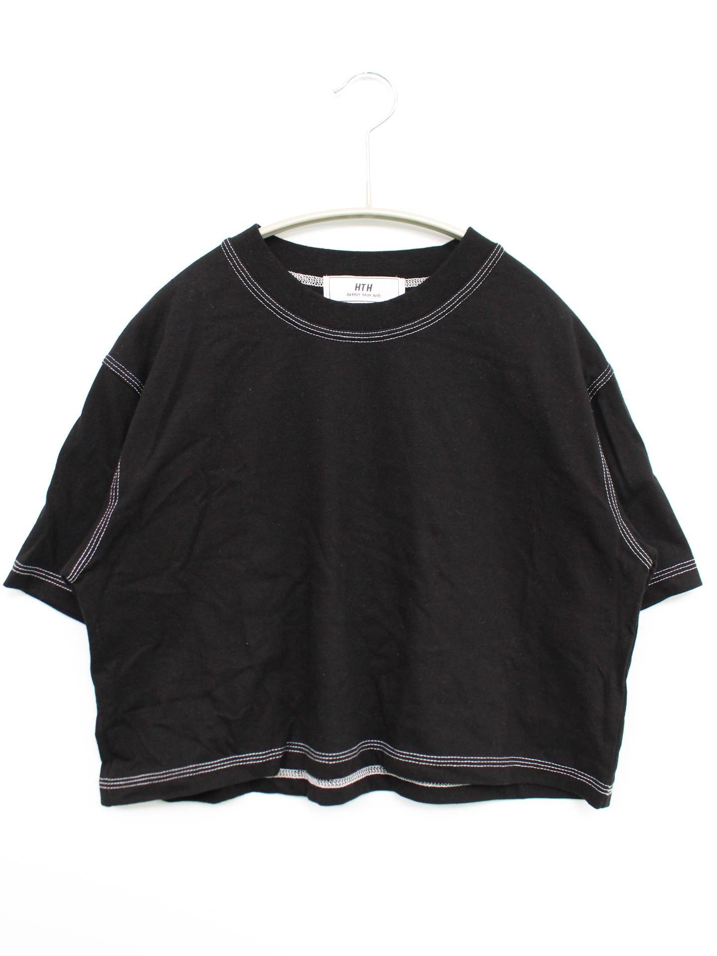 hotter than hell/Tシャツ/カットソー/トップス/ブラック