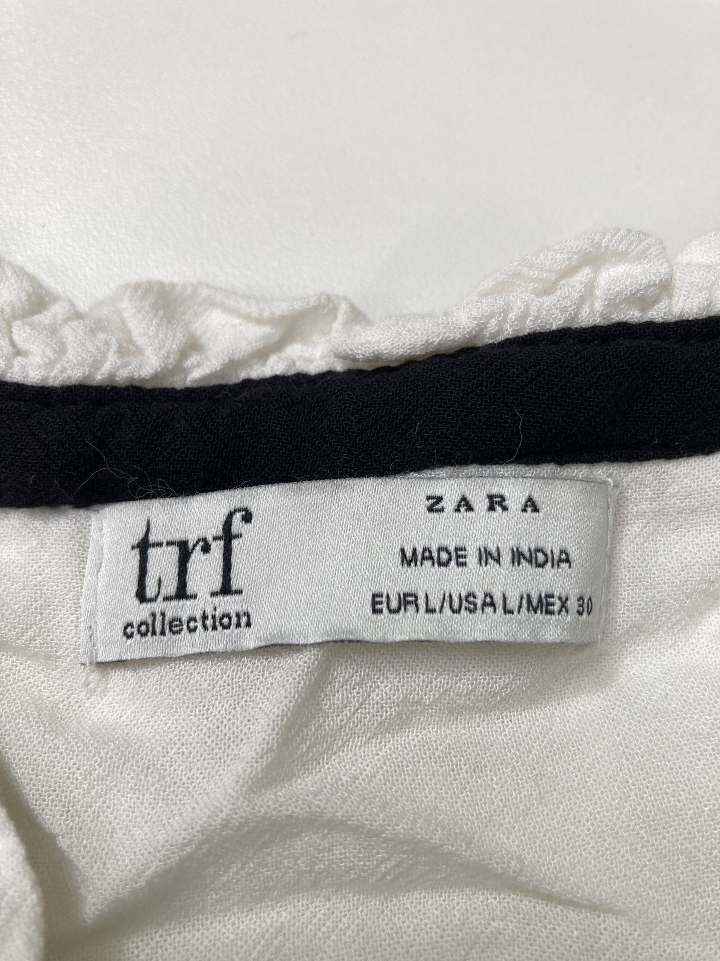 ZARA/ザラ/シャツ/ブラウス/トップス/ホワイト/L