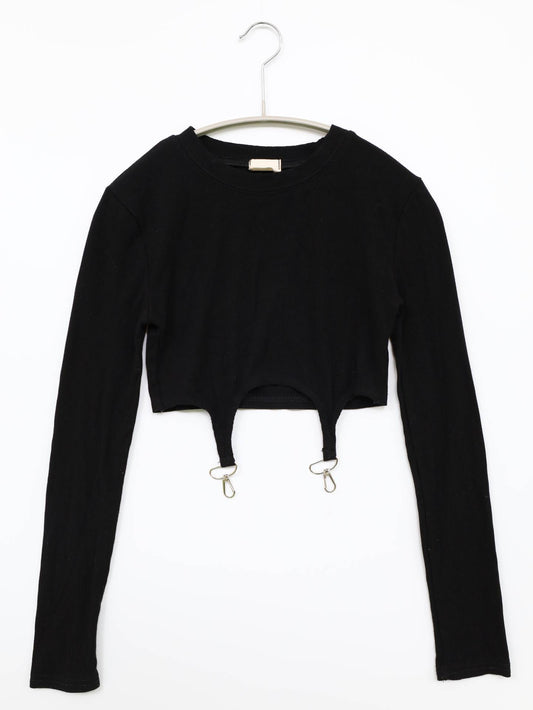 CAPTAIN/Tシャツ/カットソー/トップス/ブラック/無し