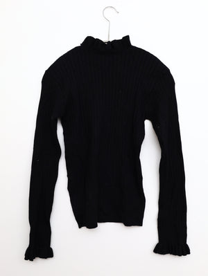 ニット/セーター/トップス/ブラック/36