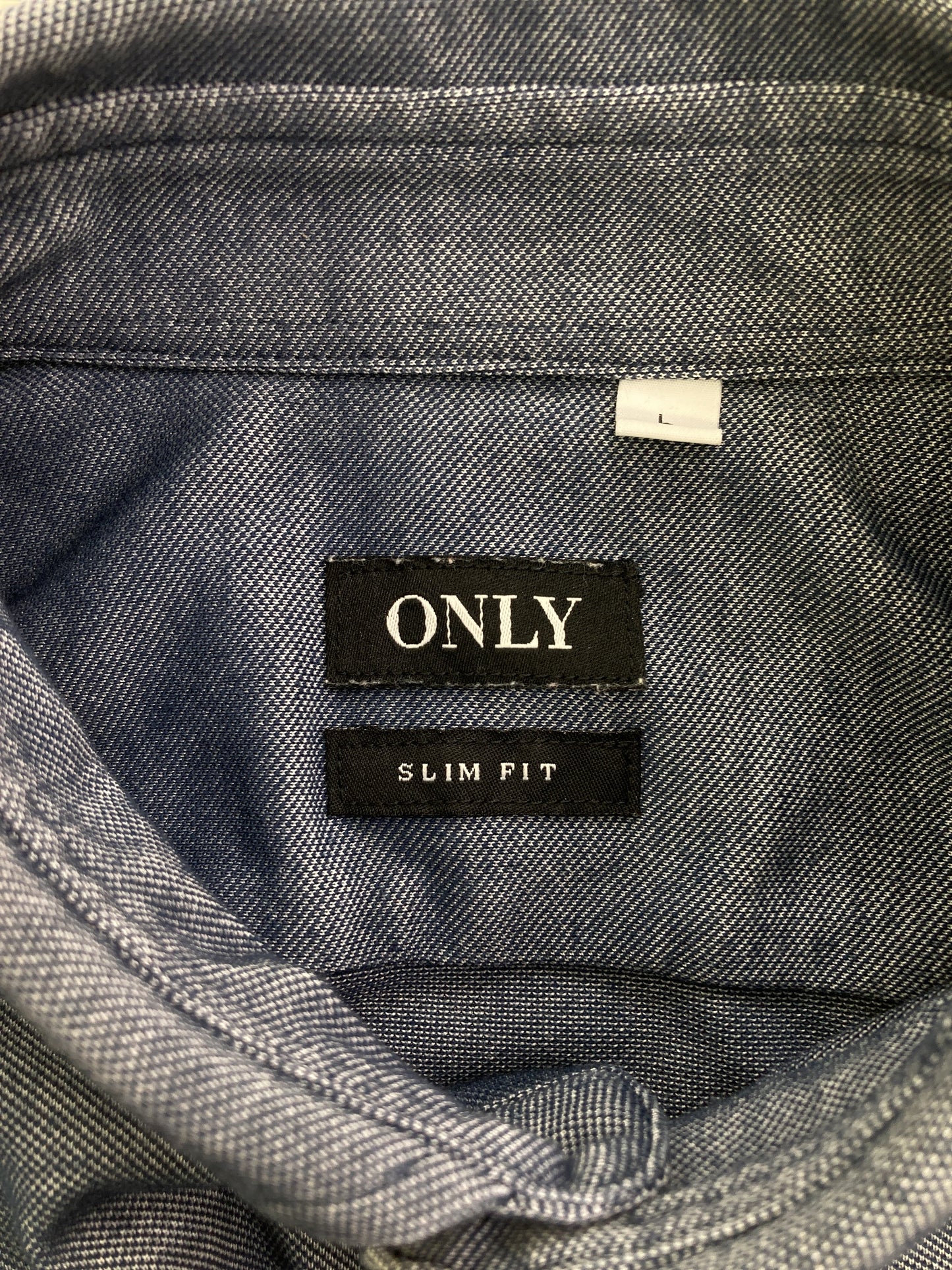 ONLY/シャツ/ブラウス/トップス/ネイビー/L