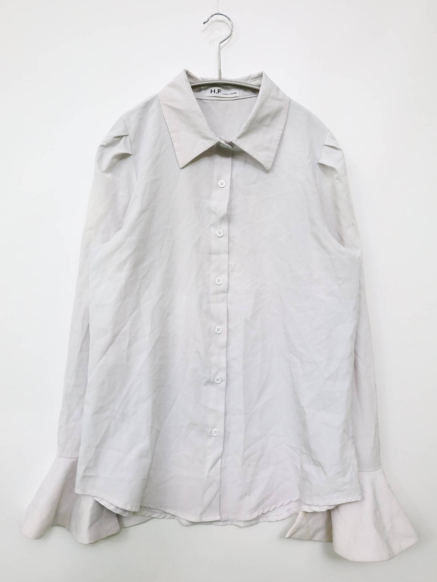 H.F classic fashion/シャツ/ブラウス/トップス/グレー/160/84A
