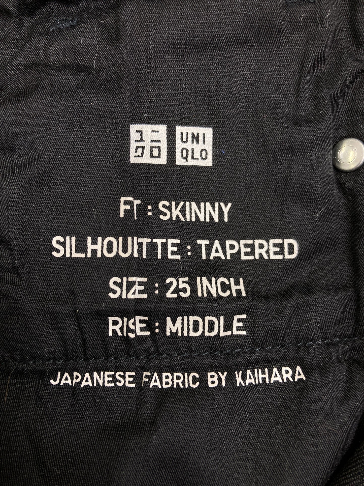 UNIQLO/ユニクロ/その他パンツ/パンツ/ブラック/25