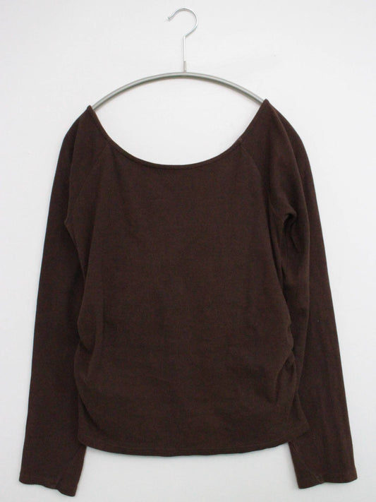 MOUSSY/マウジー/Tシャツ/カットソー/トップス/ブラウン/F