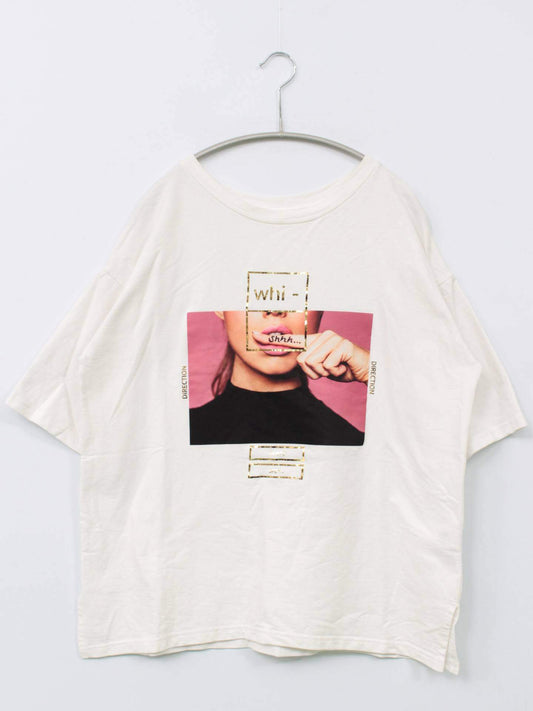 VANITY FACE/Tシャツ/カットソー/トップス/ホワイト