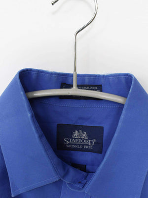 STAFFORD/スタッフォード/シャツ/ブラウス/トップス/ブルー/32/33