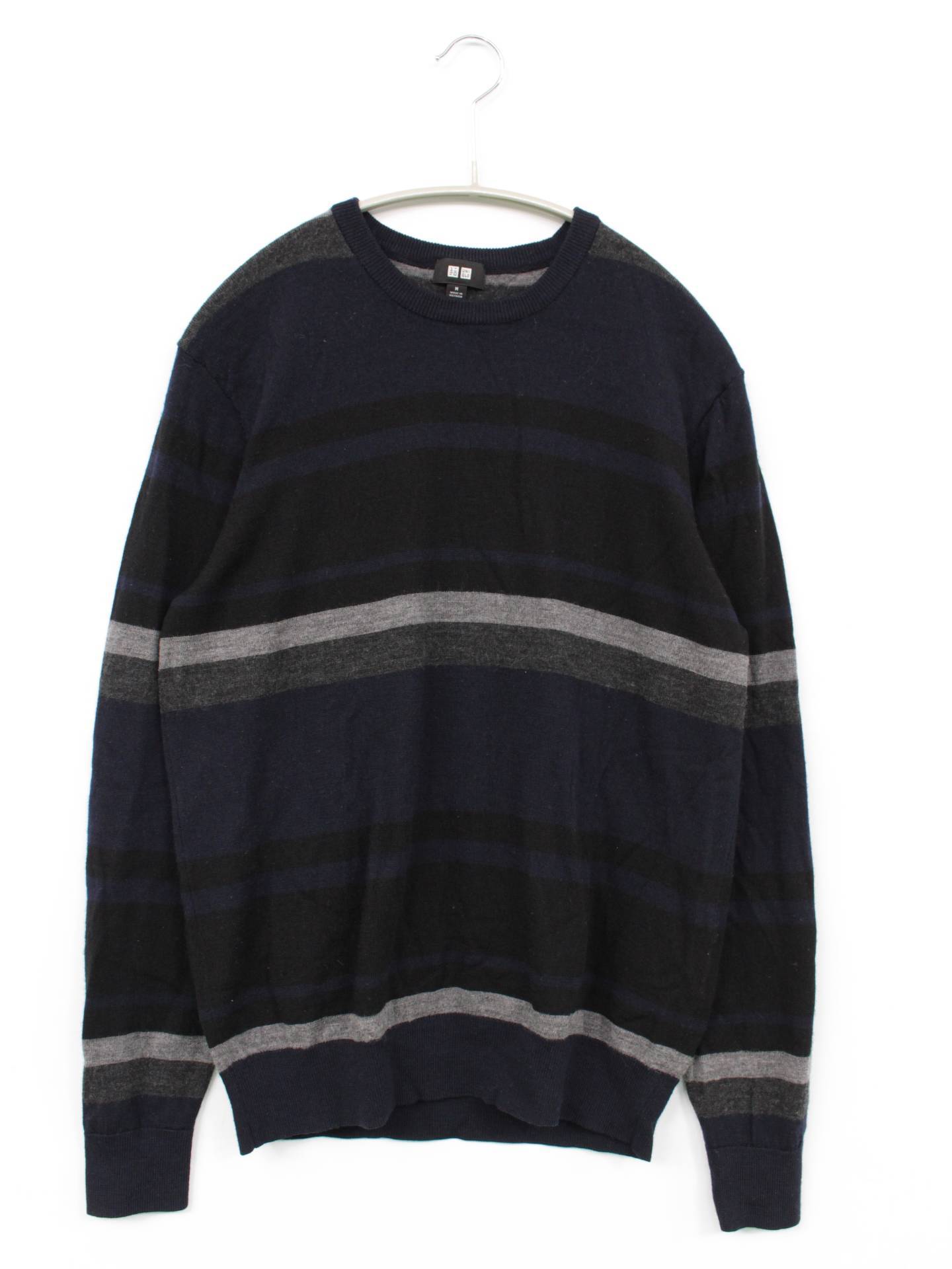 UNIQLO/ユニクロ/ニット/セーター/トップス/ネイビー/M