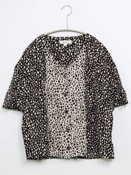 niko and .../ニコアンド/シャツ/ブラウス/トップス/ブラック/3