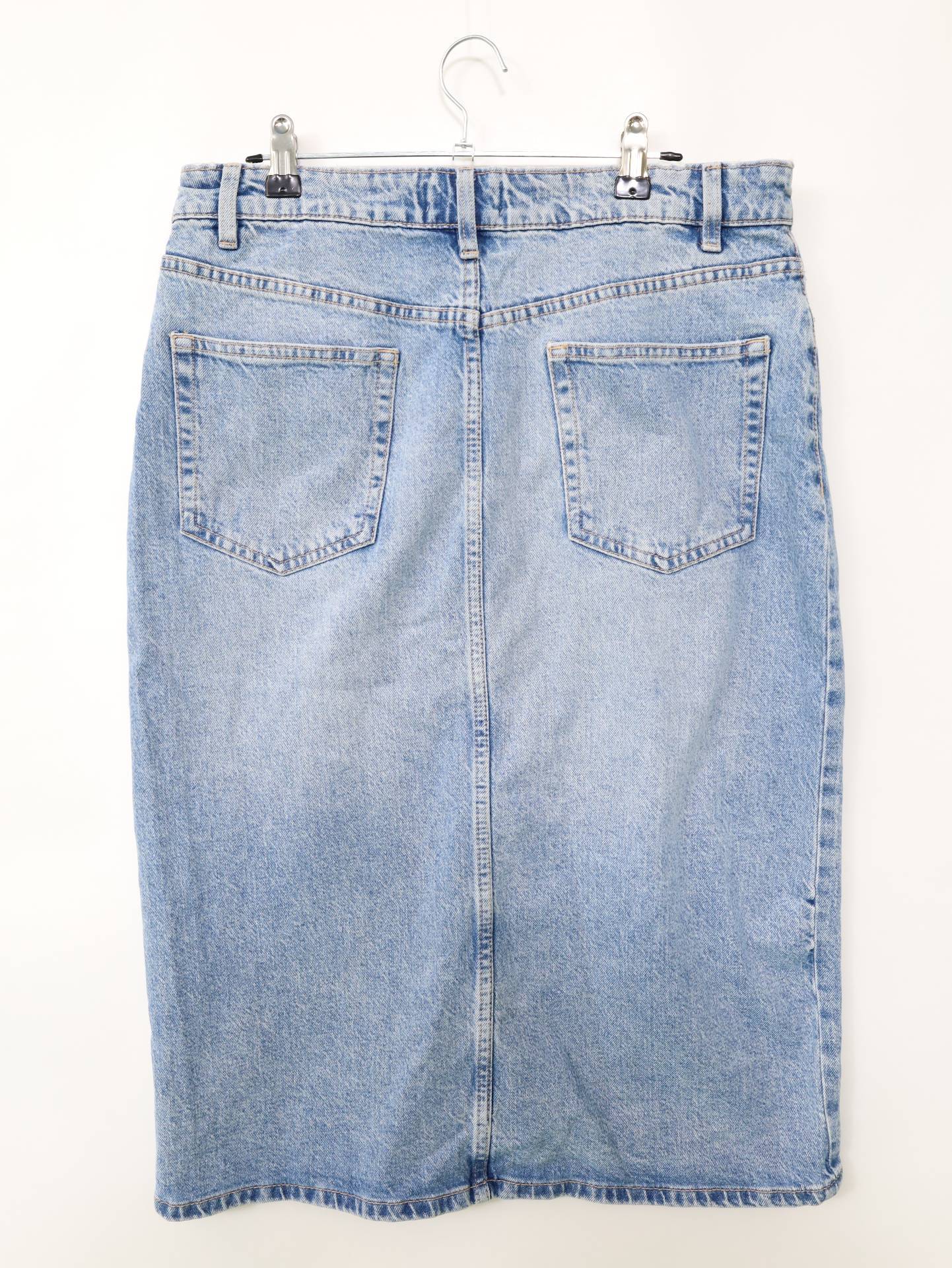 ZARA/ザラ/ミモレ/半端丈スカート/スカート/スカイブルー/EUR L/USA L/MEX 30
