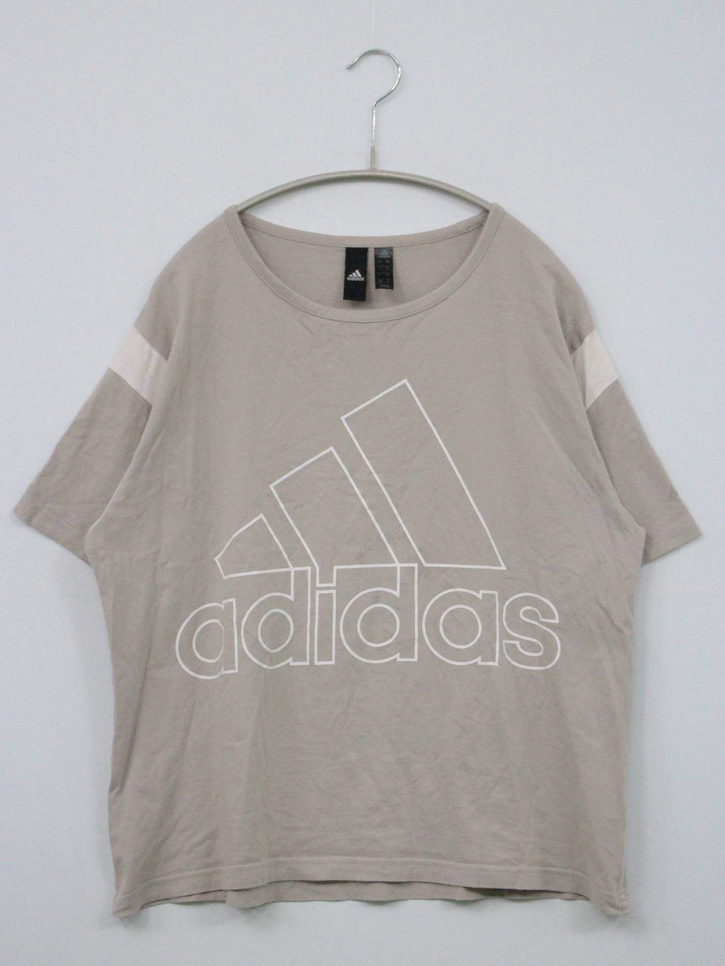 adidas/Tシャツ/カットソー/トップス/グレー/L