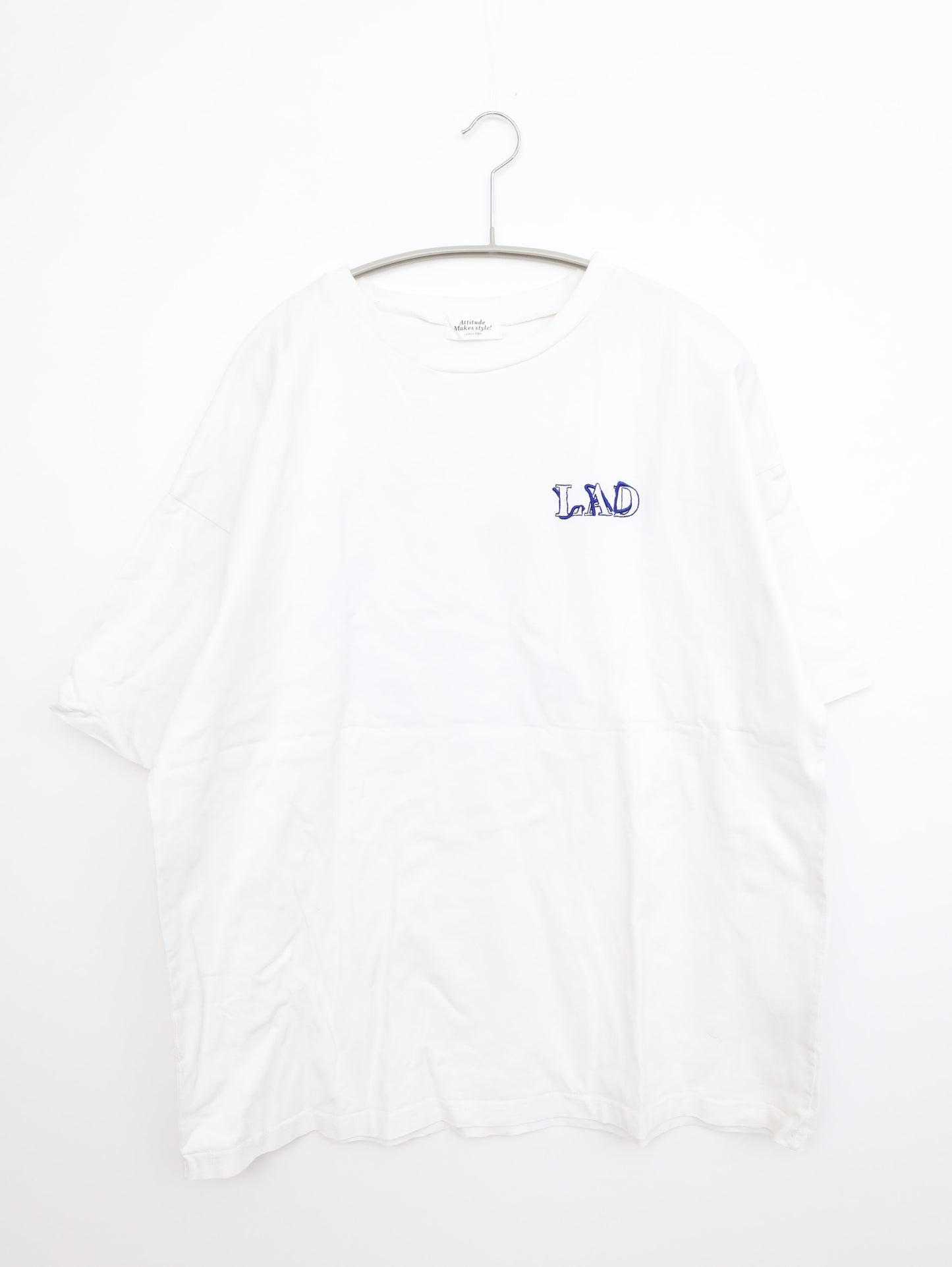 Attitude makes style!/アティチュードメイクススタイル/Tシャツ/カットソー/トップス/ホワイト/M
