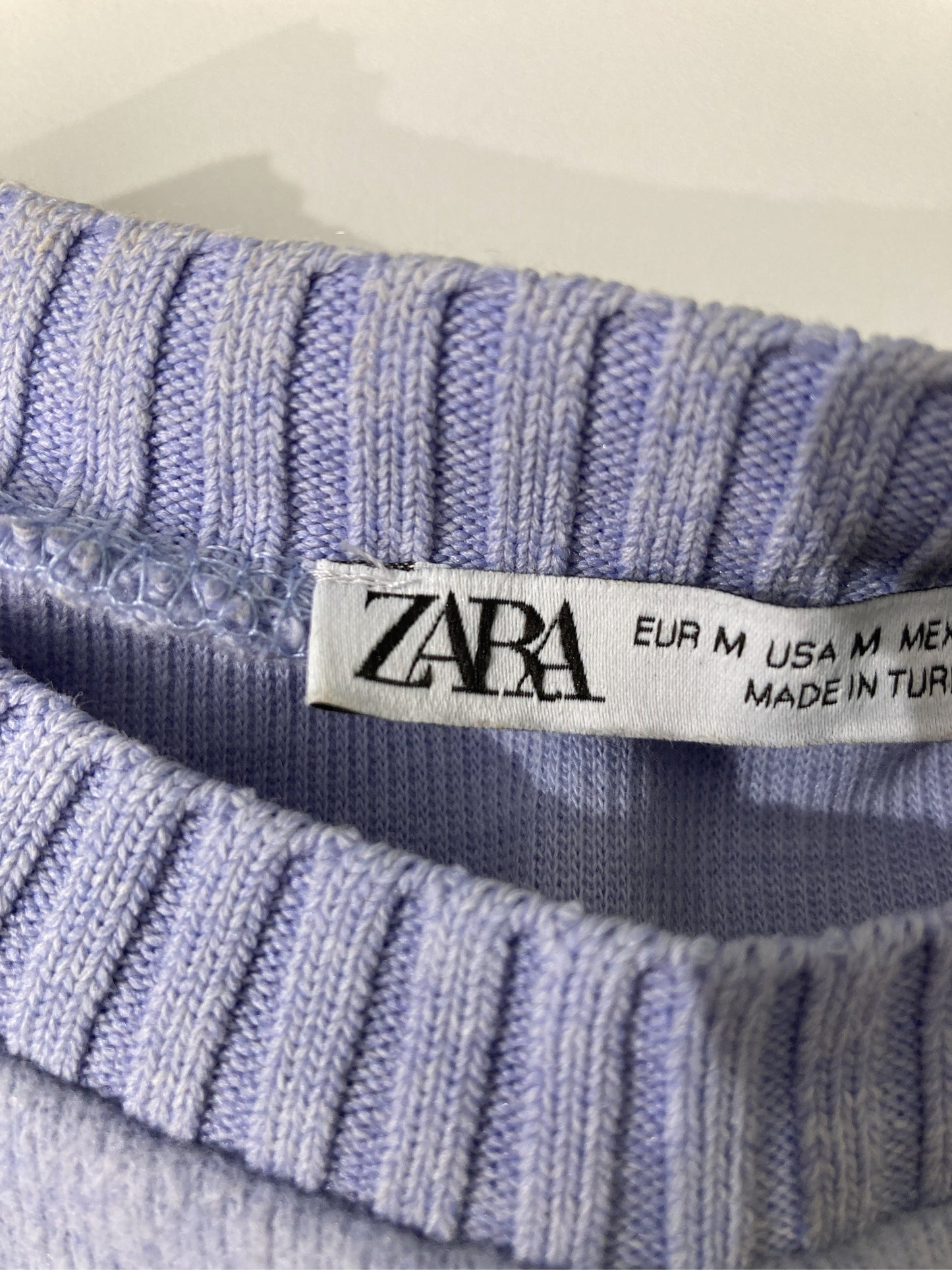 ZARA/ザラ/ニット/セーター/トップス/パープル/M