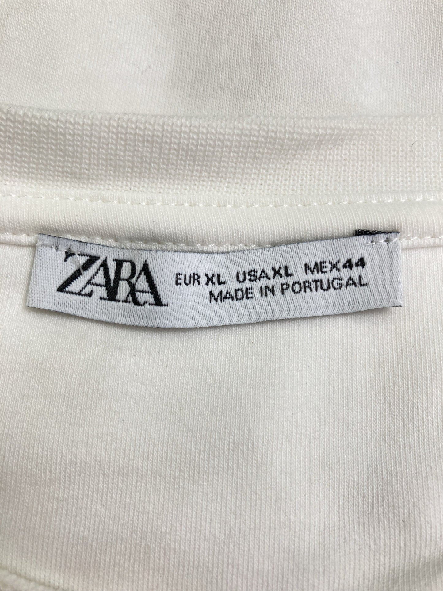 ZARA/ザラ/Tシャツ/カットソー/トップス/ホワイト/XL