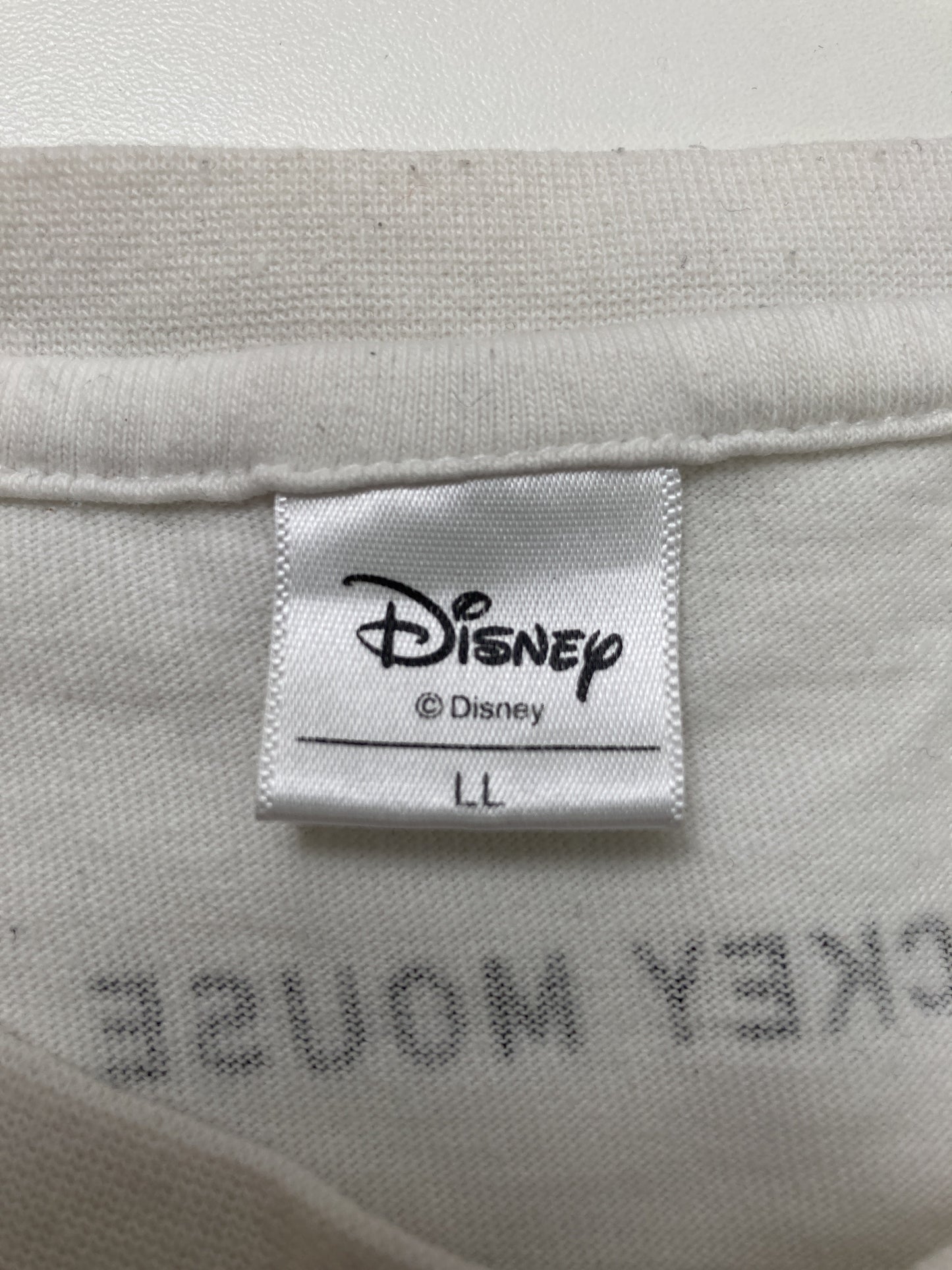 Disney/ディズニー/Tシャツ/カットソー/トップス/ホワイト/LL