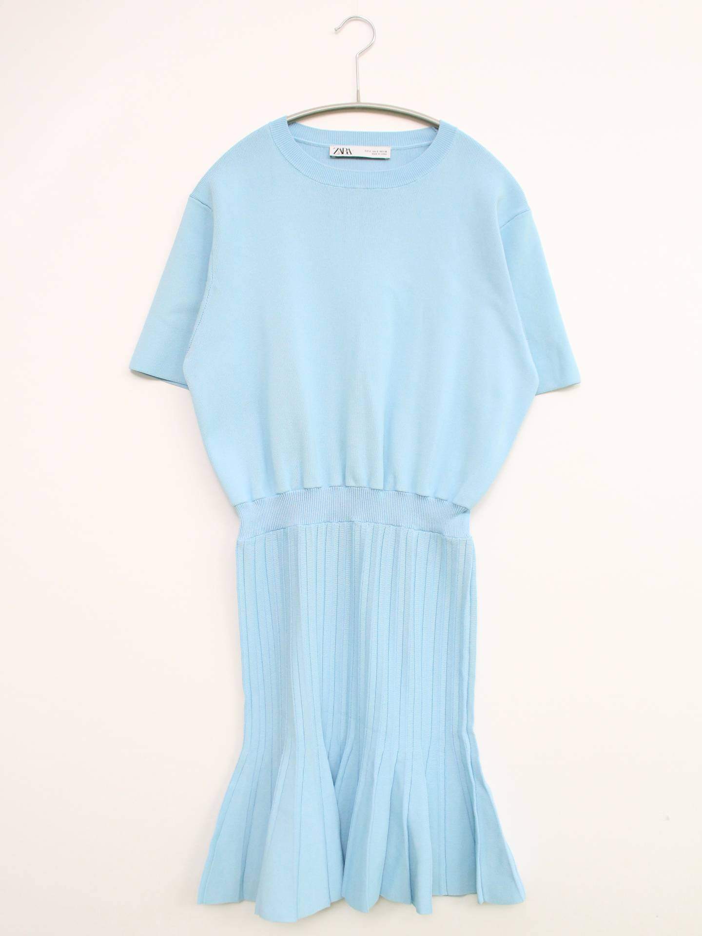 ZARA/ザラ/ワンピース/ワンピース/ドレス/スカイブルー/S