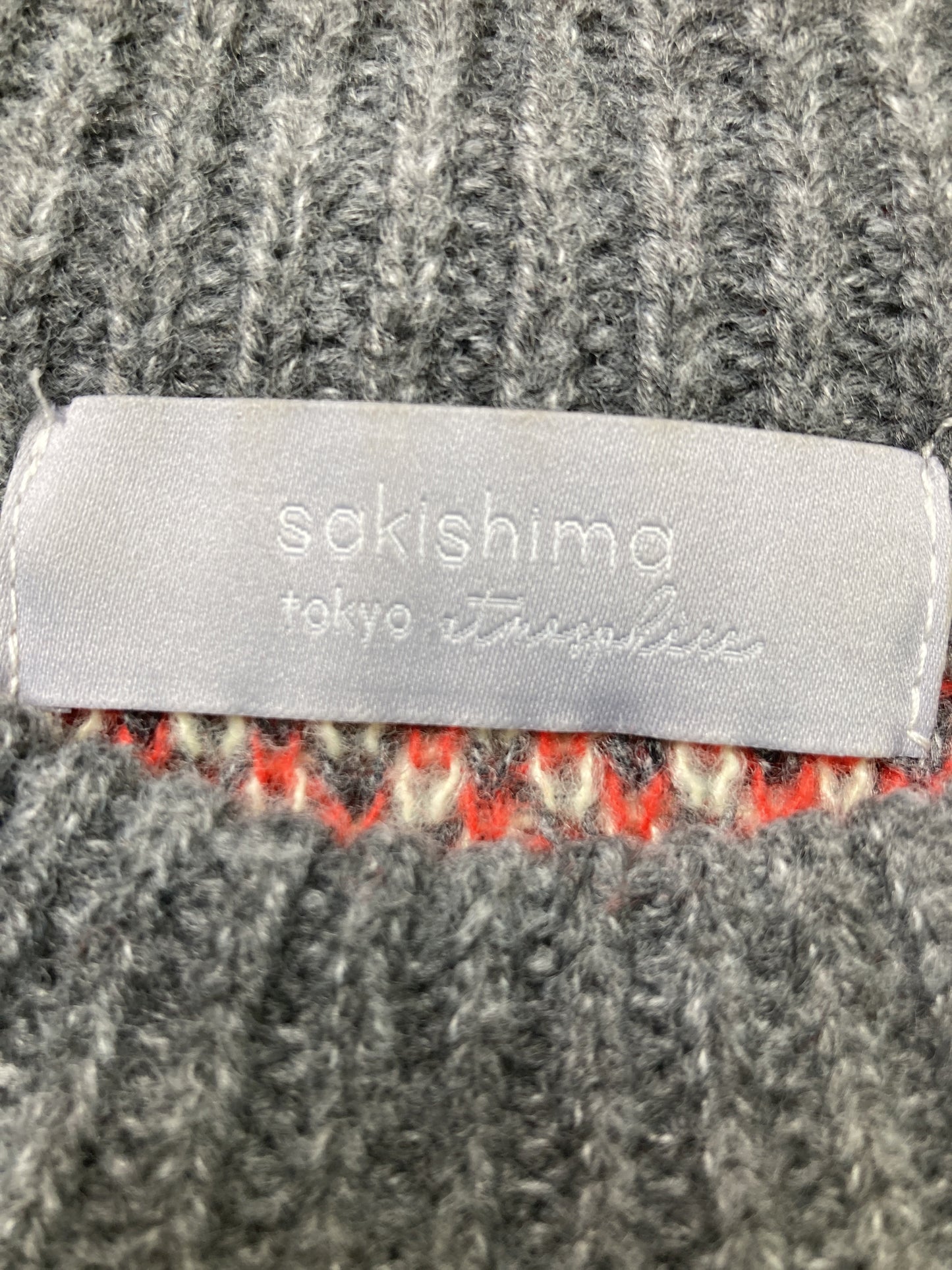sakishima/サキシマ/ニット/セーター/トップス/グレー/M