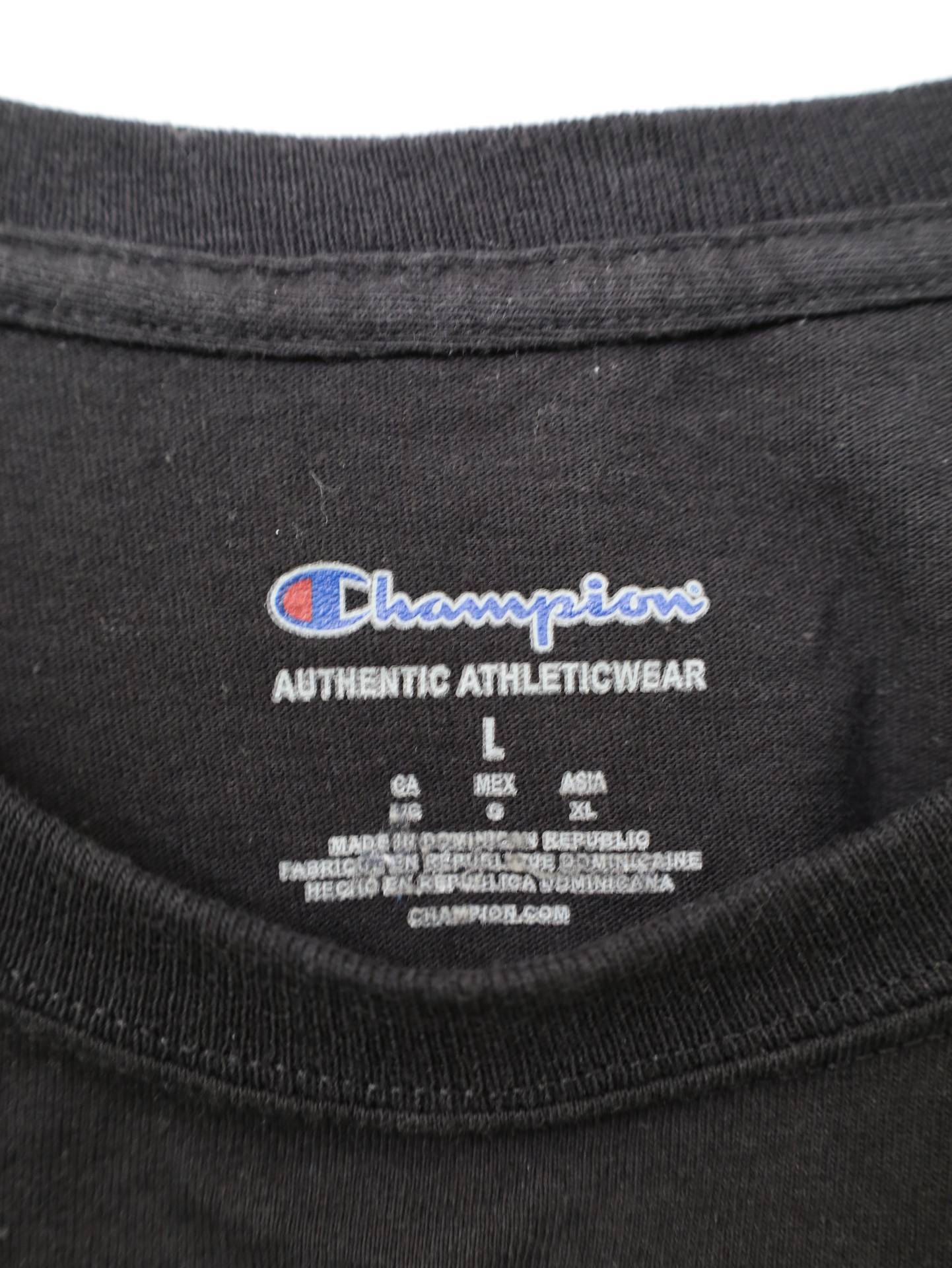 Champion/チャンピオン/Tシャツ/カットソー/トップス/ブラック/L