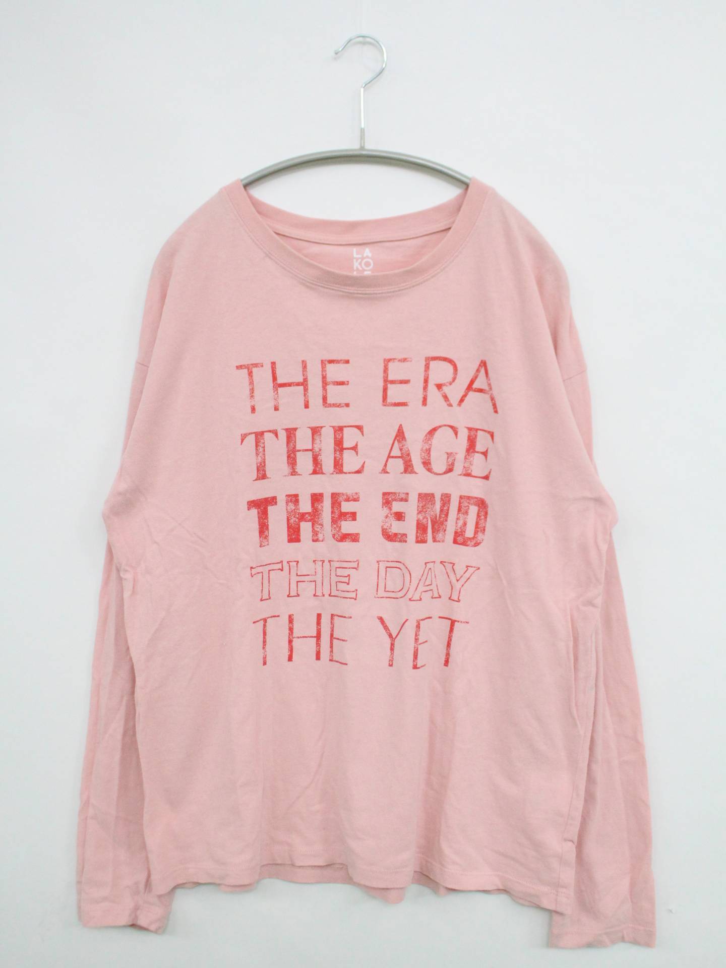 LAKOLE/Tシャツ/カットソー/トップス/ピンク/M
