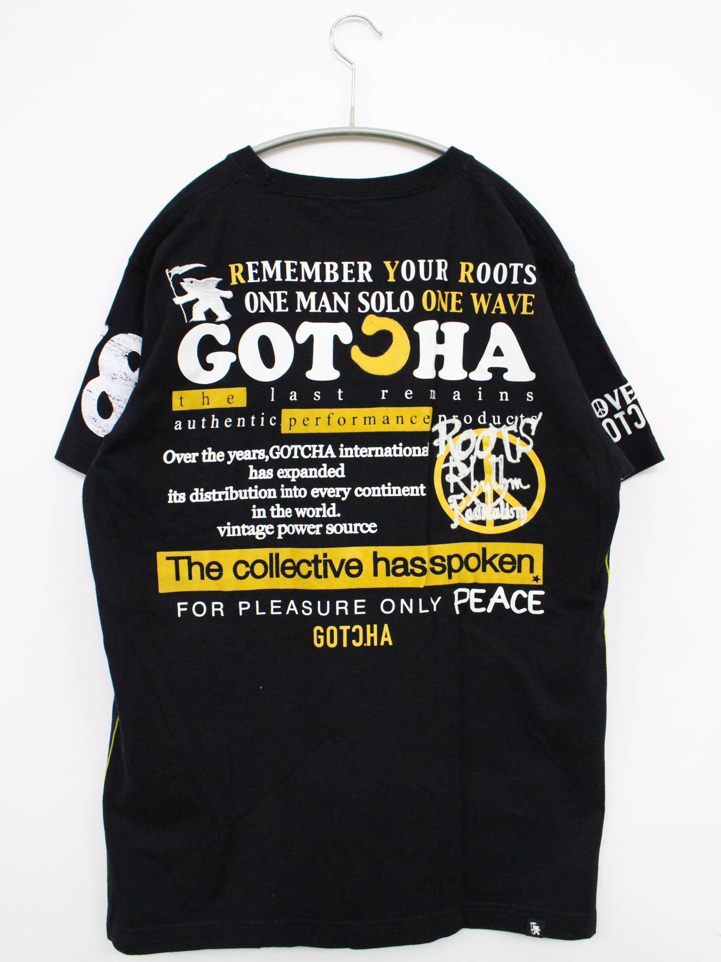 GOTCHA/Tシャツ/カットソー/トップス/ブラック/X.LARGE