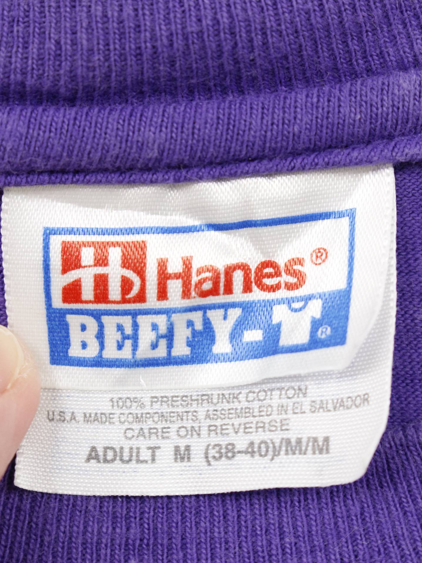 Hanes/ヘインズ/Tシャツ/カットソー/トップス/パープル/M
