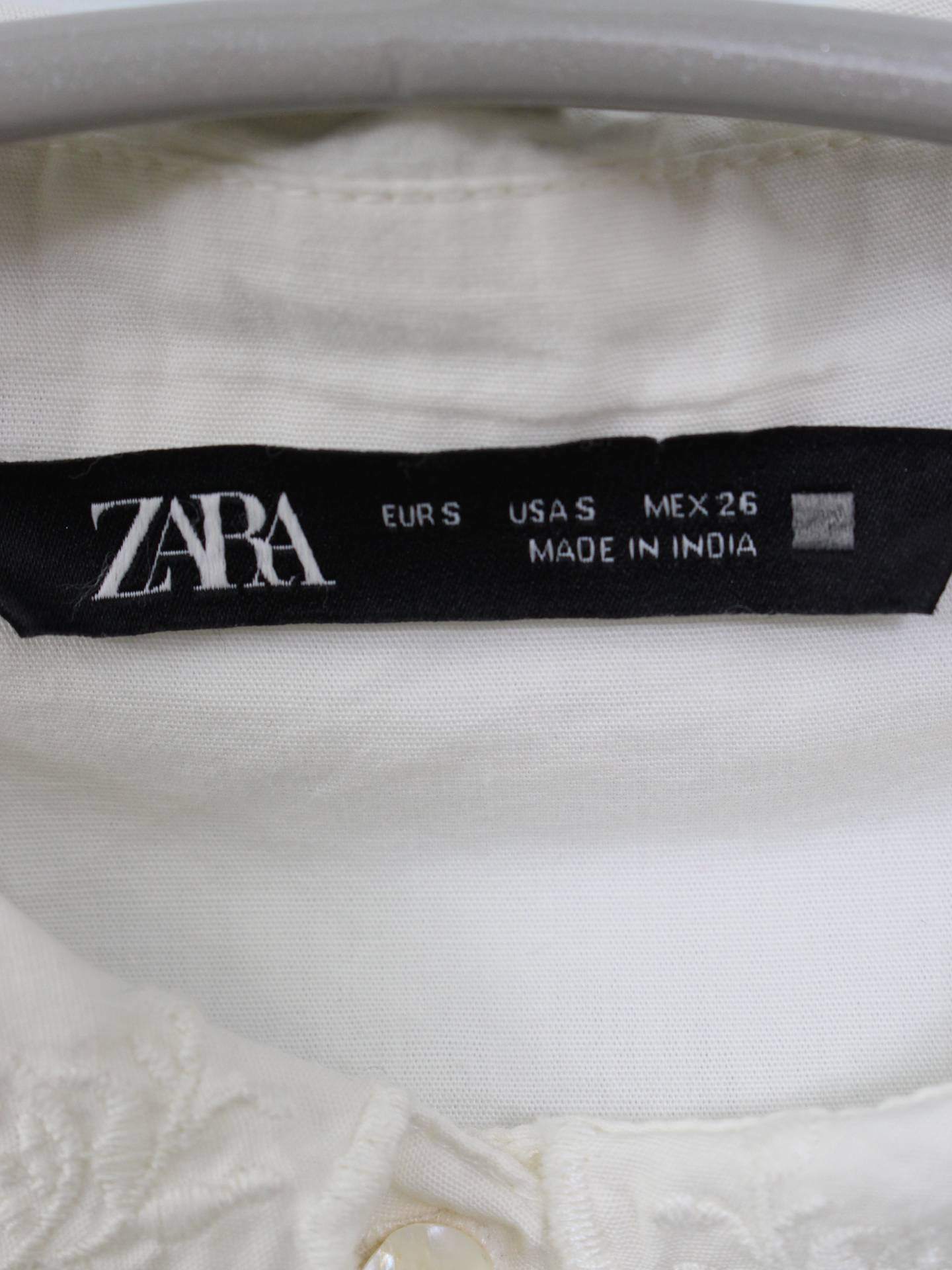 ZARA/ザラ/シャツ/ブラウス/トップス/ホワイト/S
