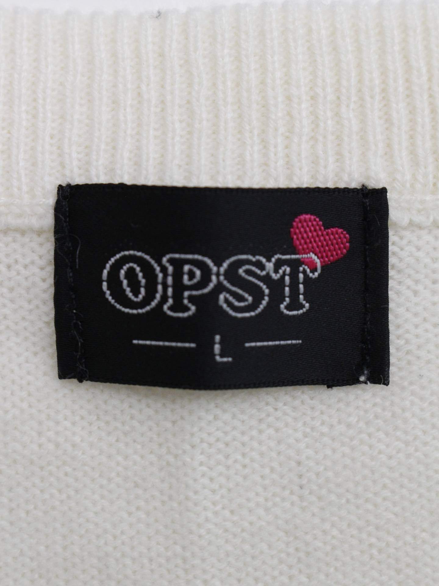 OPST/ベスト/トップス/ホワイト/L
