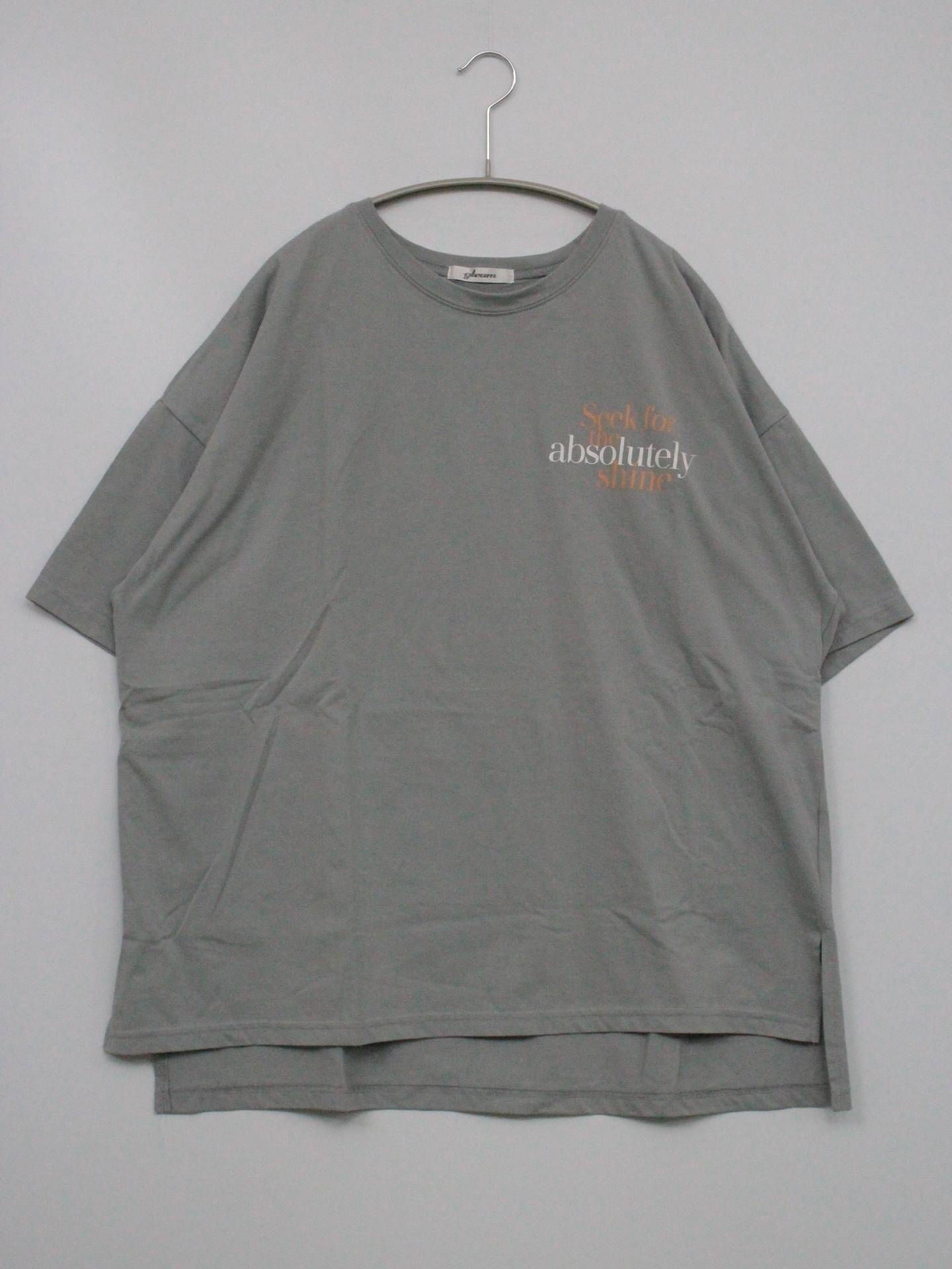 gleam/グリーム/Tシャツ/カットソー/トップス/グレー/M