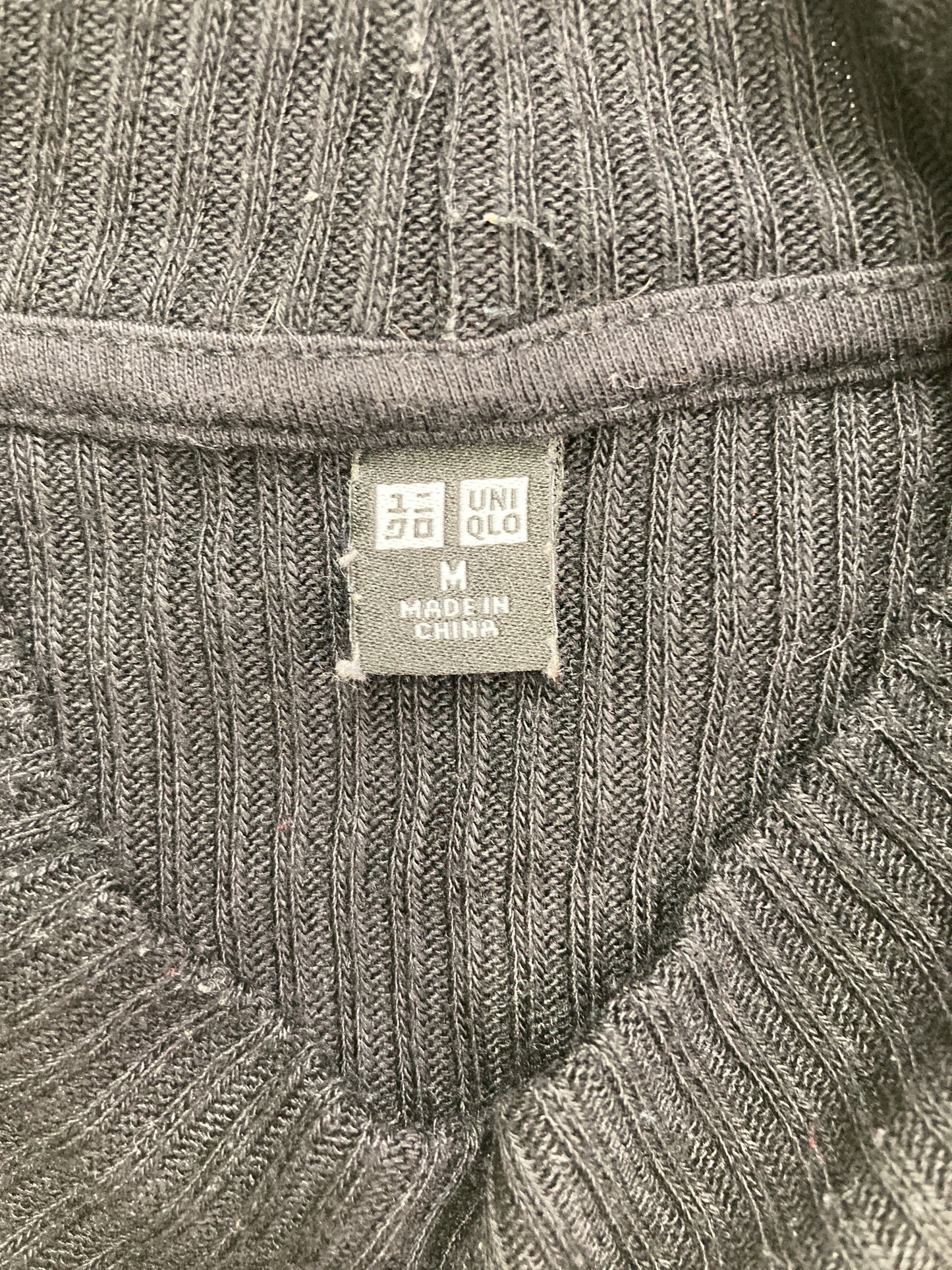 UNIQLO/ユニクロ/ニット/セーター/トップス/ブラック/M