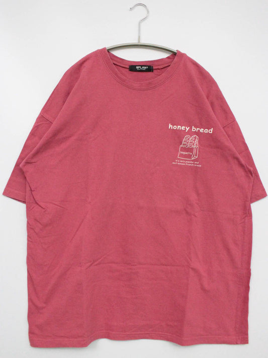 8PLAN/Tシャツ/カットソー/トップス/レッド