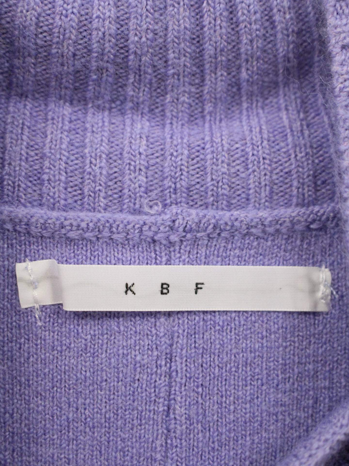 KBF/ケービーエフ/ニット/セーター/トップス/パープル/One