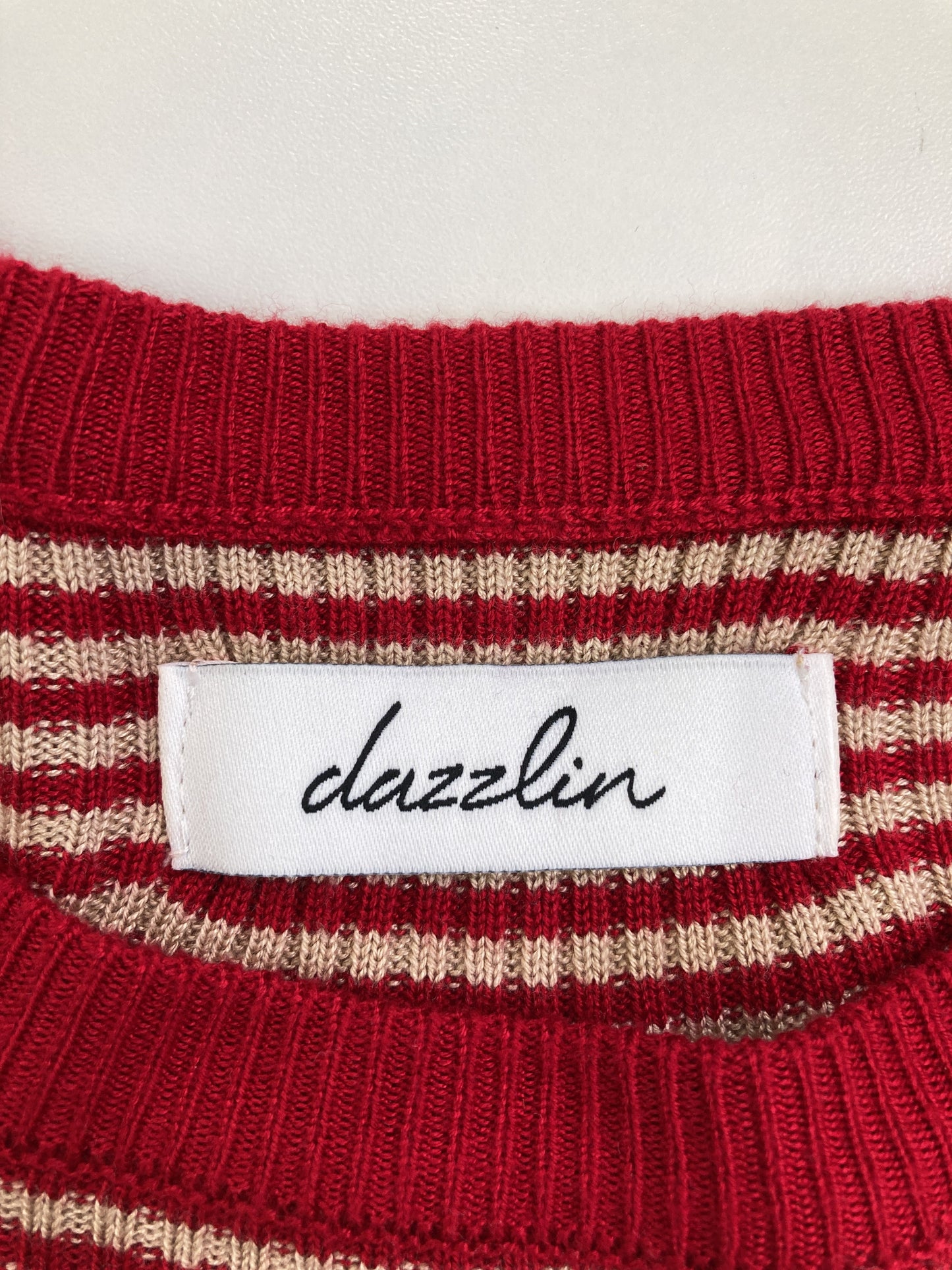 dazzlin/ダズリン/Tシャツ/カットソー/トップス/レッド/F