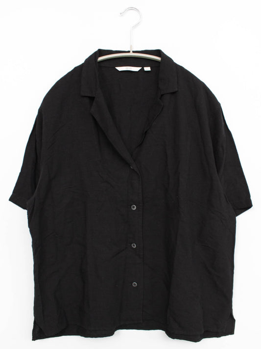 UNIQLO/ユニクロ/シャツ/ブラウス/トップス/ブラック/L