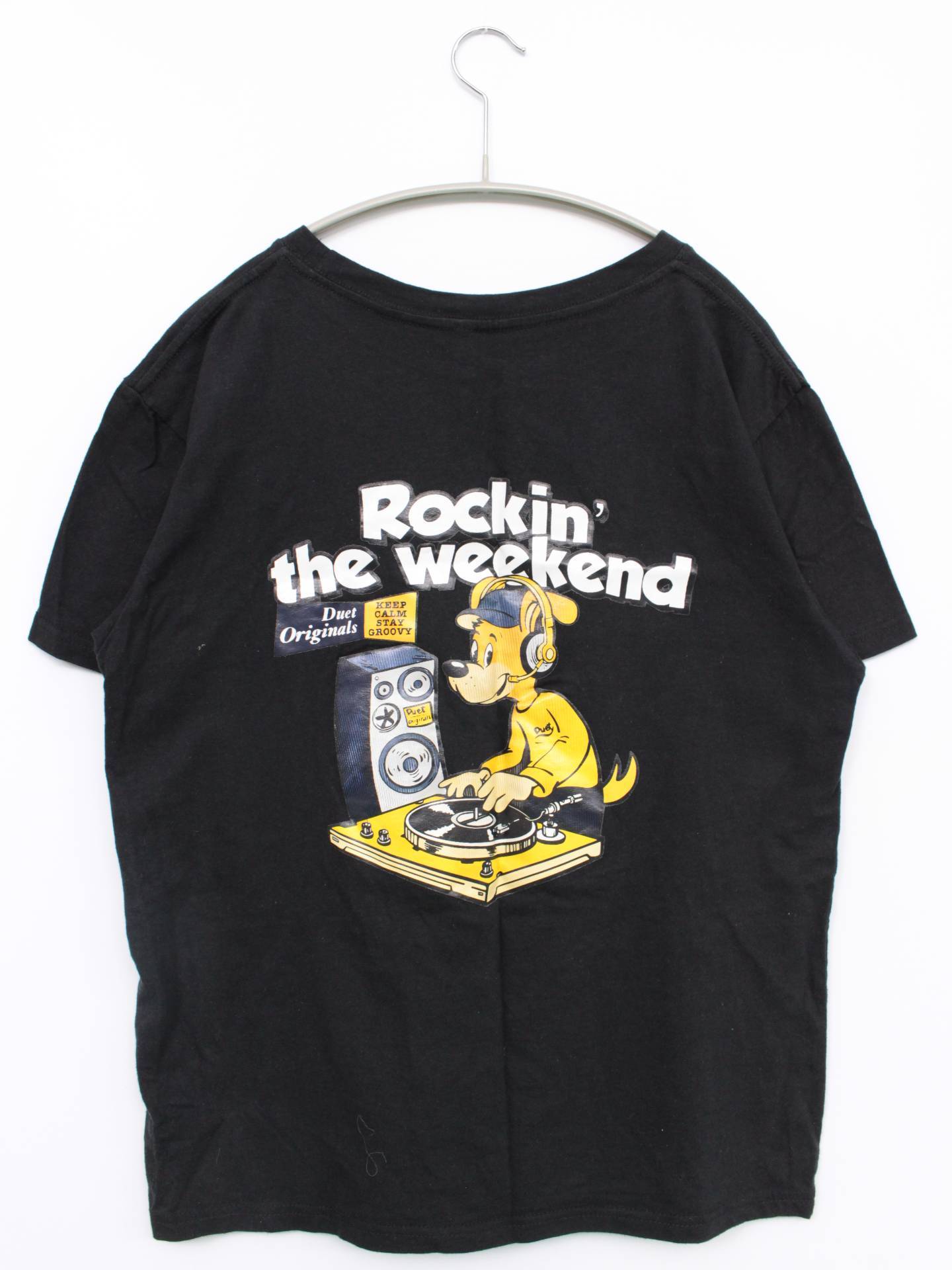 Tシャツ/カットソー/トップス/ブラック/L