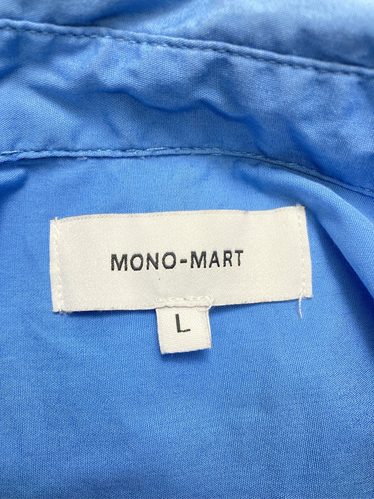 MONO-MART/モノマート/シャツ/ブラウス/トップス/スカイブルー/L
