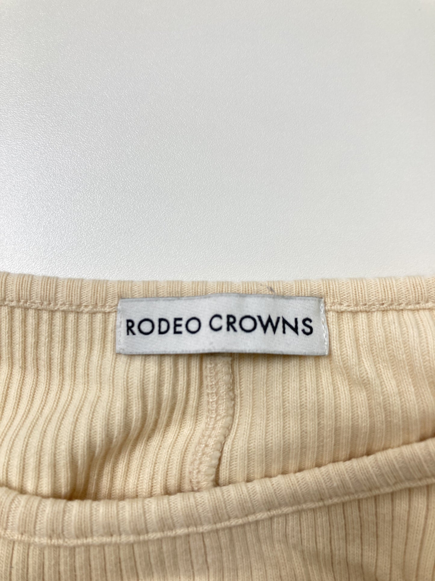 RODEO CROWNS/ロデオクラウンズ/Tシャツ/カットソー/トップス/ベージュ/FREE