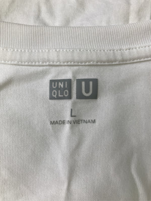 UNIQLO U/ユニクロユー/Tシャツ/カットソー/トップス/ホワイト/L