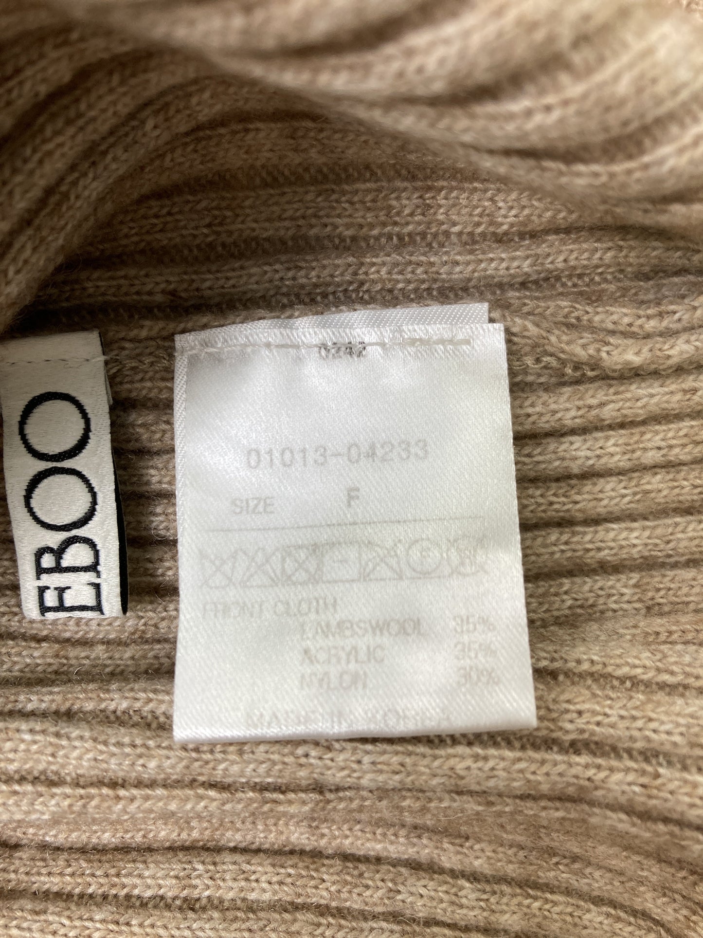 RANDEBOO/ランデブー/ニット/セーター/トップス/ベージュ/F