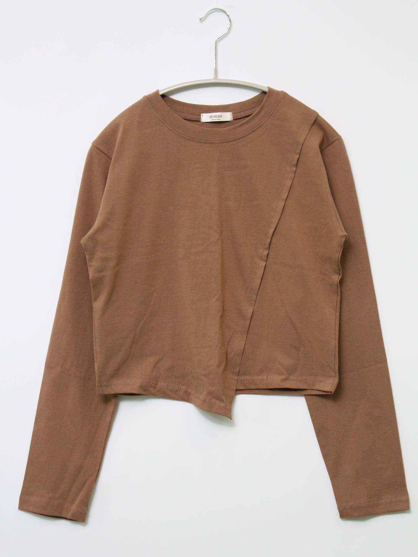 REORDER/Tシャツ/カットソー/トップス/ブラウン