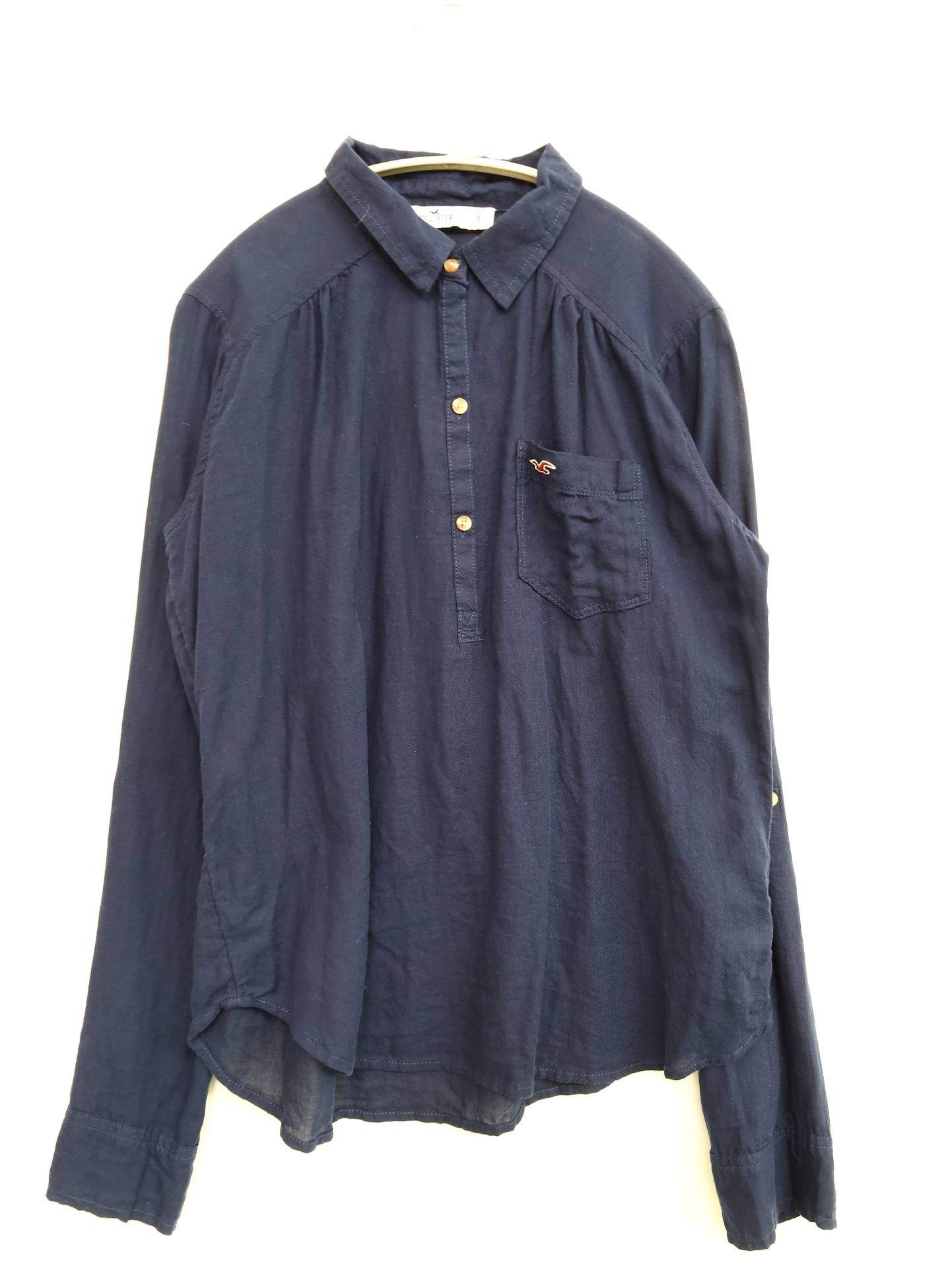 HOLLISTER/ホリスター/シャツ/ブラウス/トップス/ブルー/S