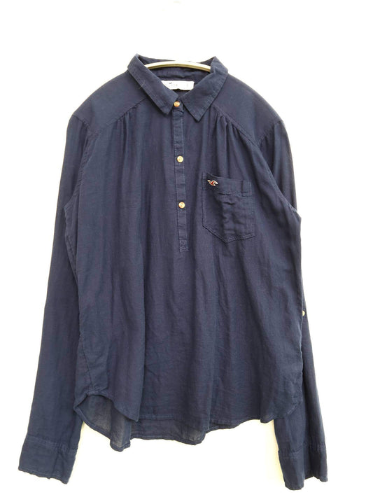 HOLLISTER/ホリスター/シャツ/ブラウス/トップス/ブルー/S