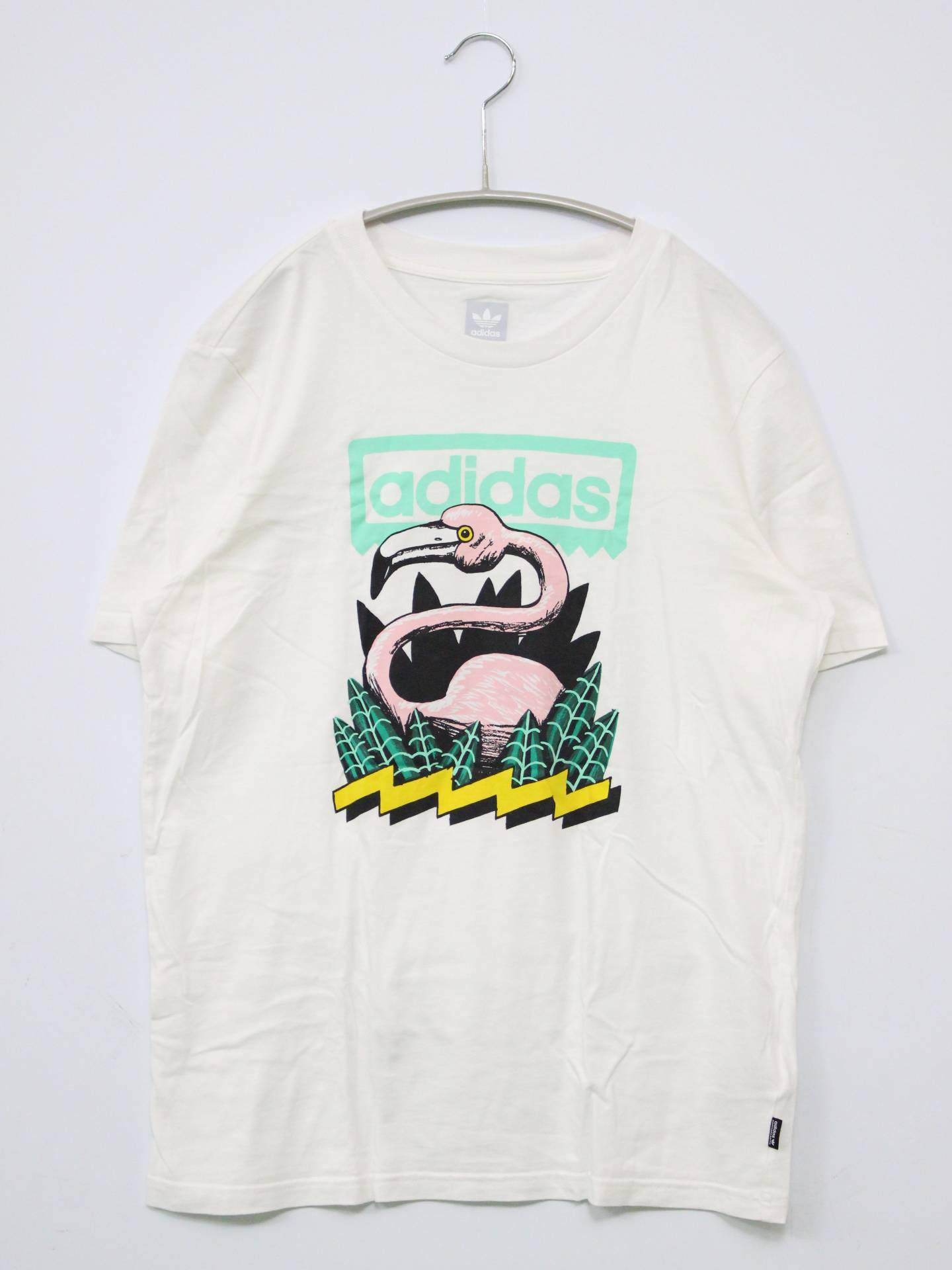 adidas/Tシャツ/カットソー/トップス/ホワイト/L