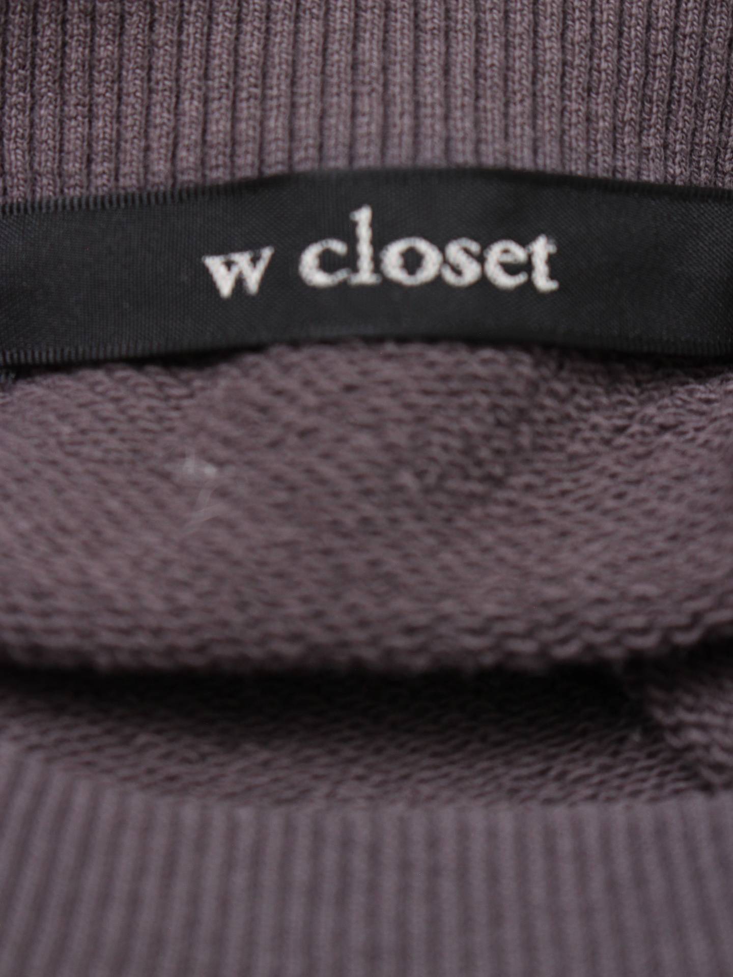 w closet/ダブルクローゼット/スウェット/トップス/グレー/F