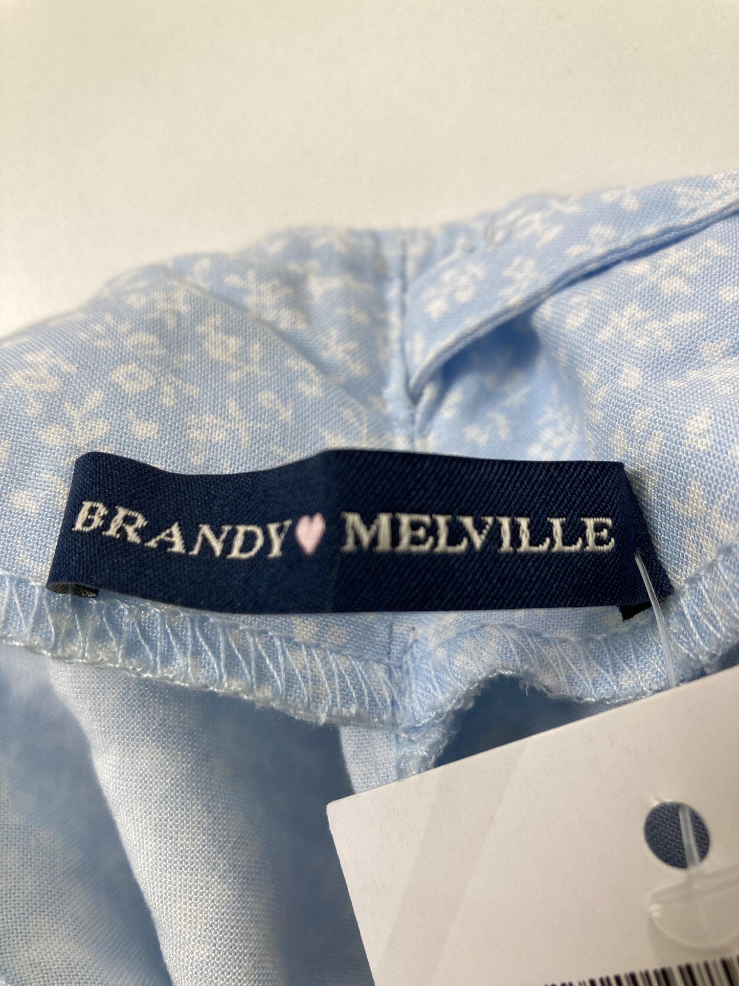 BRANDY MELVILLE/ショート/ミニスカート/スカート/スカイブルー/ONE SIZE