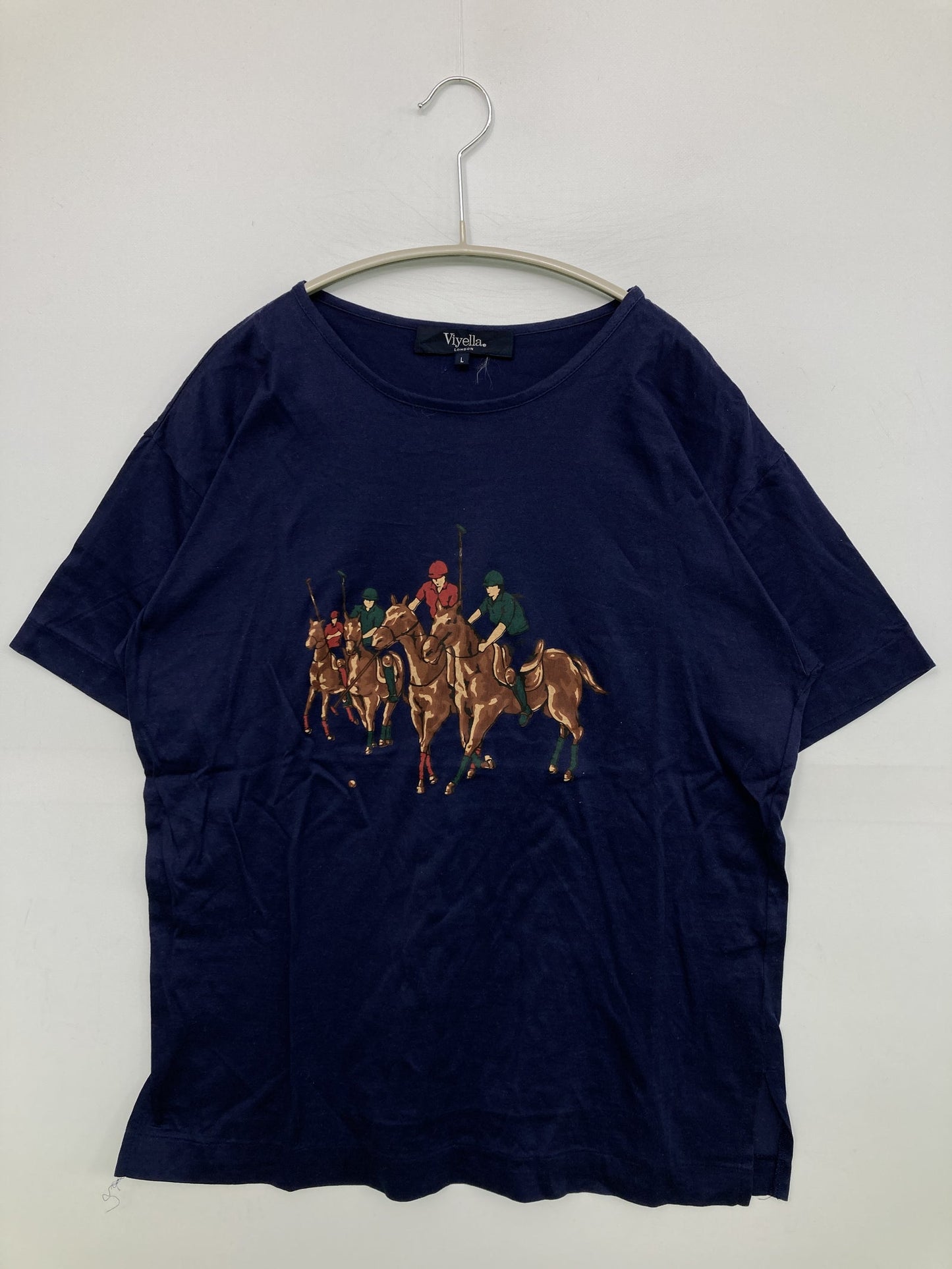Viyella/Tシャツ/カットソー/トップス/ブルー/L