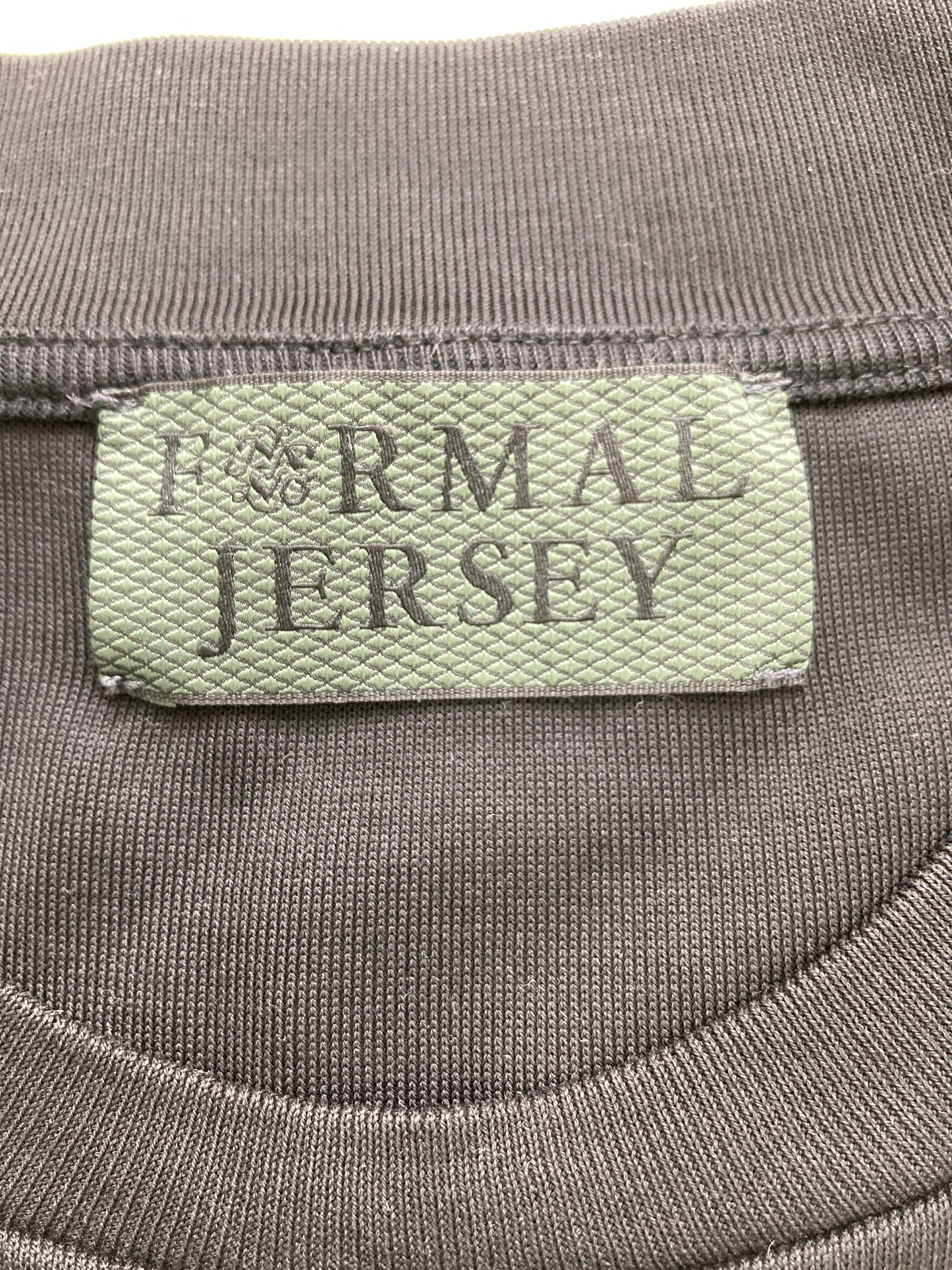 FORMAL JERSEY/Tシャツ/カットソー/トップス/ブラック/L