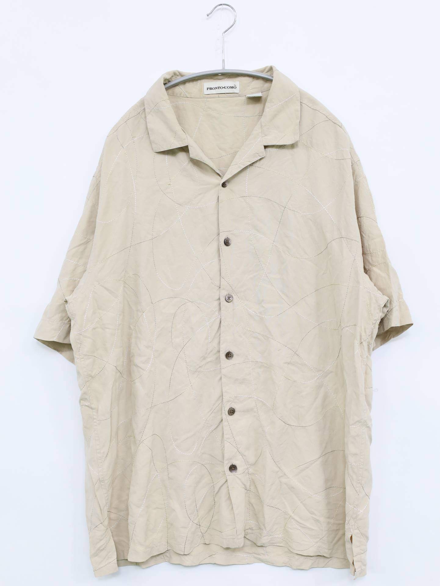 PRONTO・UOMO/Tシャツ/カットソー/トップス/ベージュ